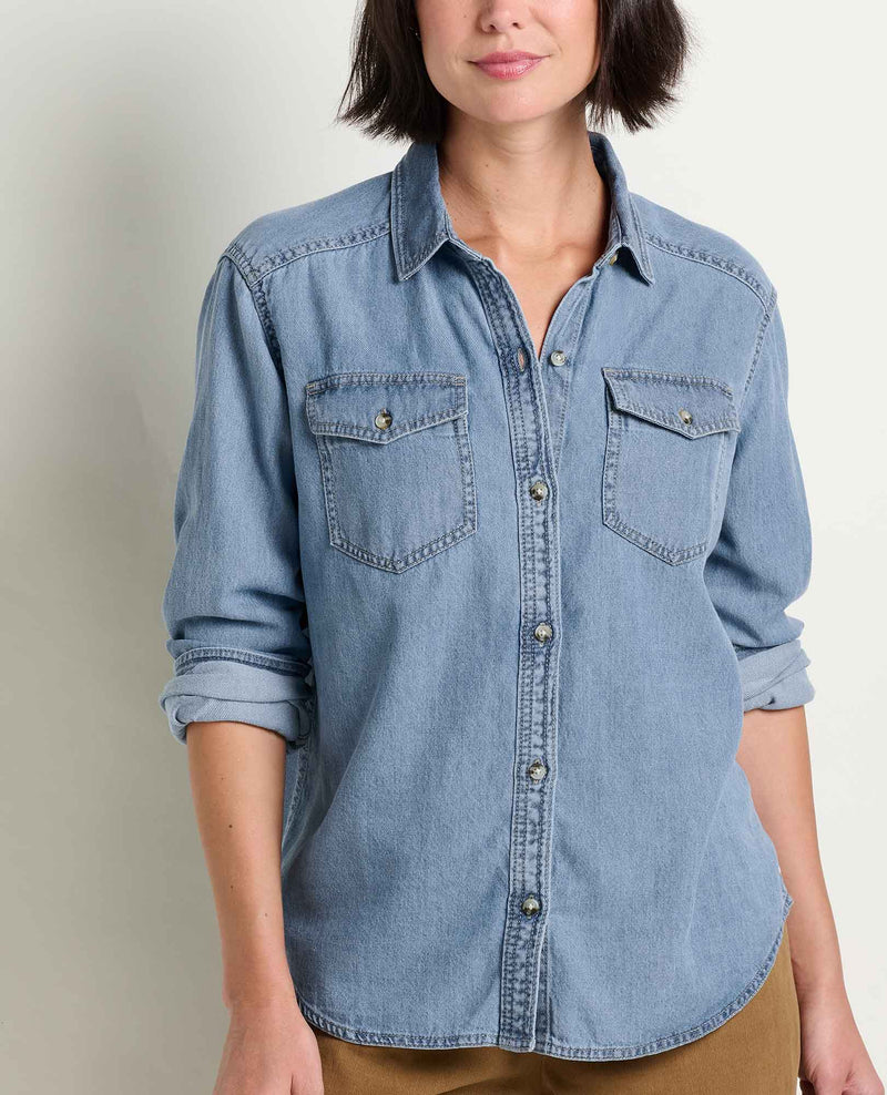Toad & Co Women's Pinon Soft Denim Shirt