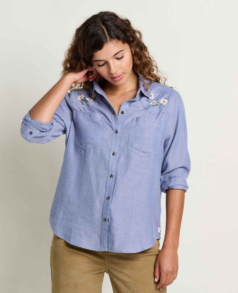 Toad & Co Women's Re Form Western Long Sleeve Shirt