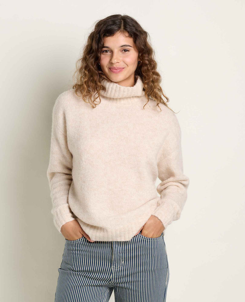 Toad & Co Women's Toddy T Neck Sweater