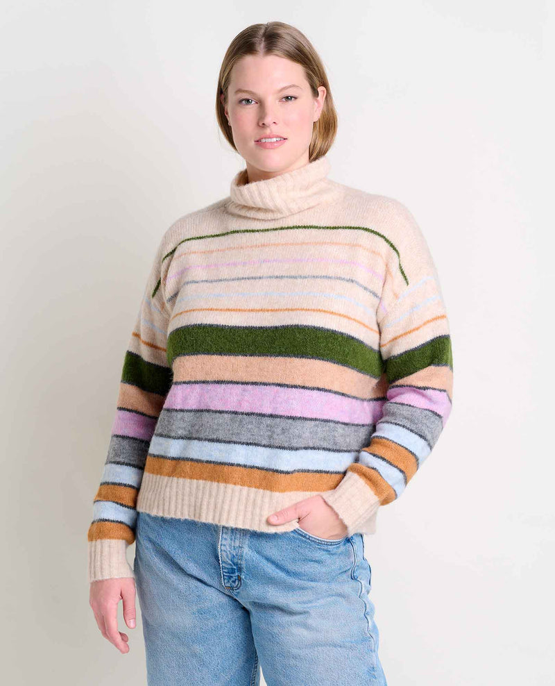 Toad & Co Women's Toddy T-Neck Sweater Sale