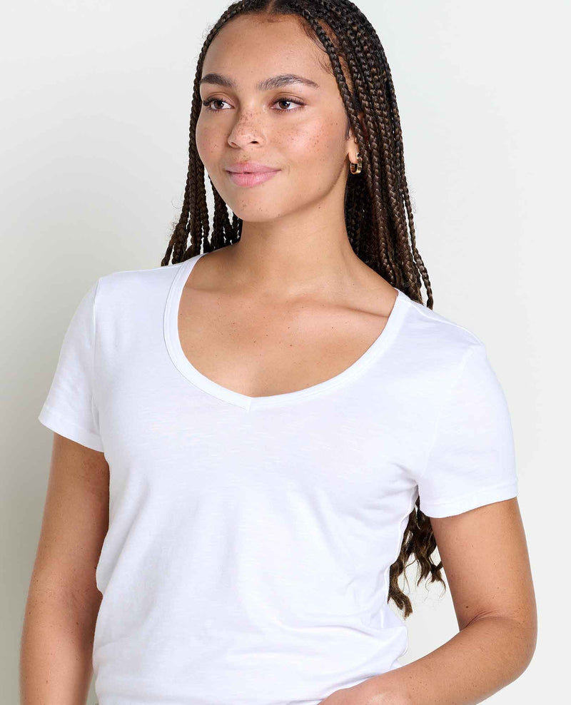 Toad & Co Women's Marley Short Sleeve V Neck Tee