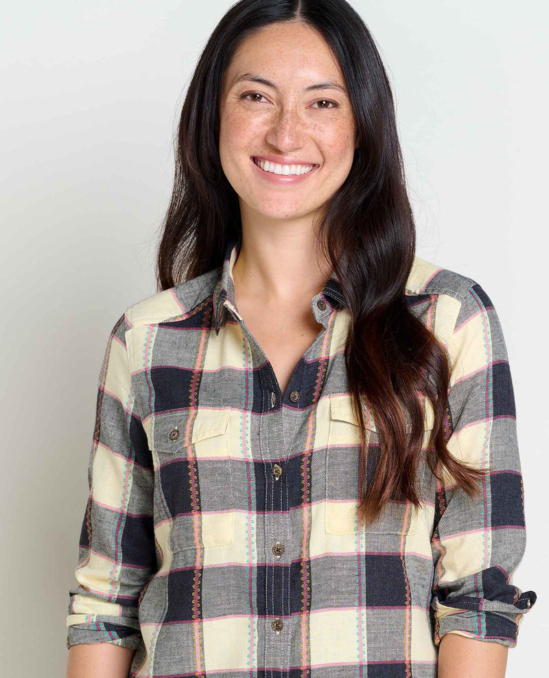 Toad & Co Women's Re-Form Flannel Shirt Sale
