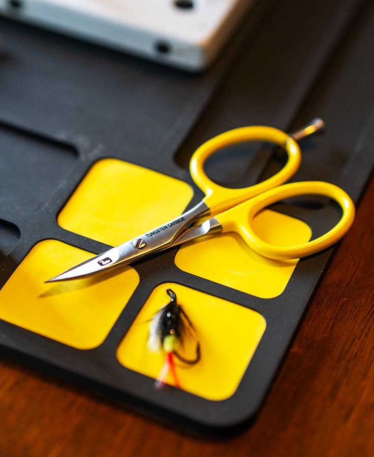 Loon Tungsten Carbide Curved All Purpose Scissors w/ Precision Peg