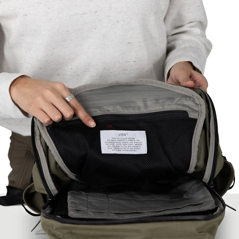 Osprey Talon 22 VSN Above Backpack