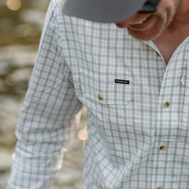 Poncho Men's The Original Long Sleeve Shirt The Buffalo Ford