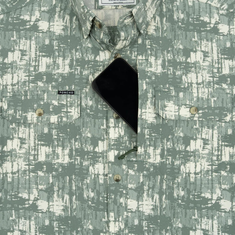 Poncho Men's The Original Short Sleeve Shirt The Chicken On A Hook