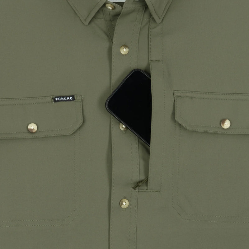 Poncho Men's The Original Short Sleeve Shirt The Roaring Fork