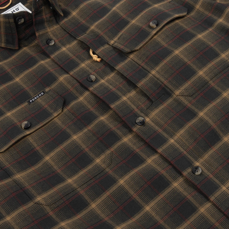 Poncho Men's Flannel Shirt The Rusty Saw