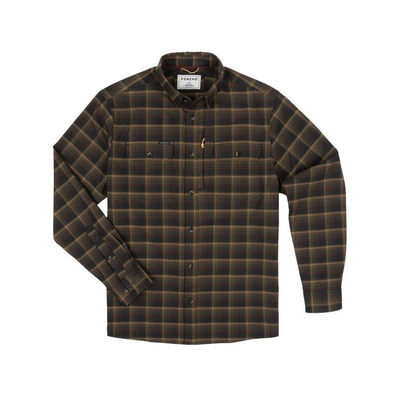 Poncho Men's Flannel Shirt The Rusty Saw