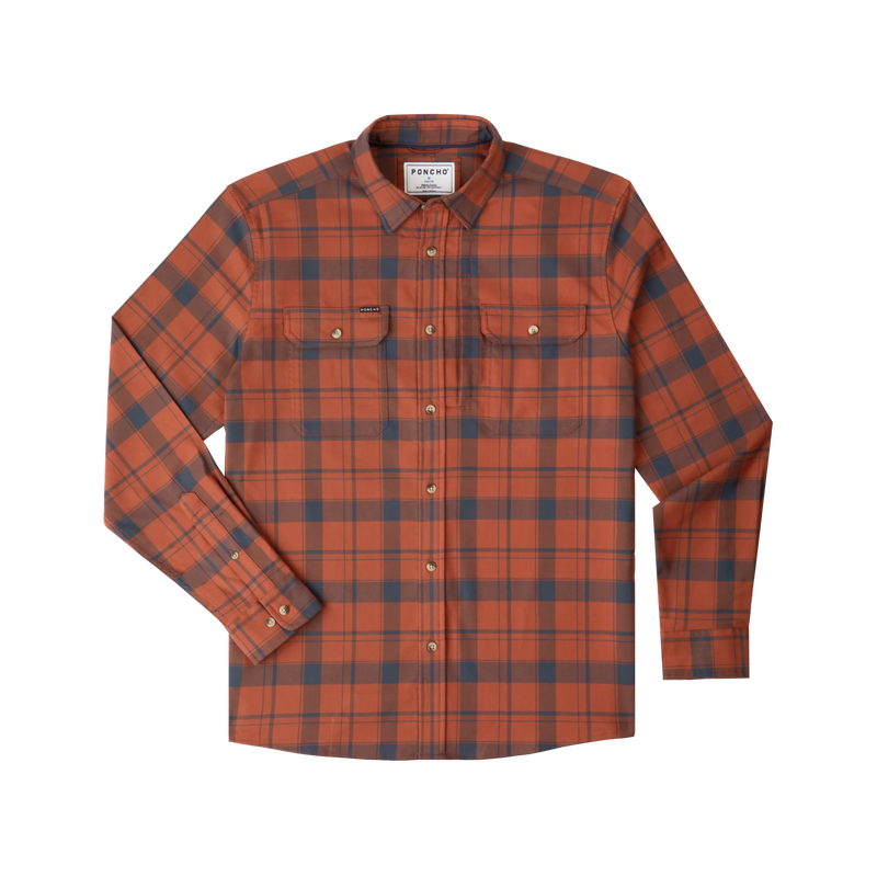 Poncho Men's Flannel Shirt The Stonington