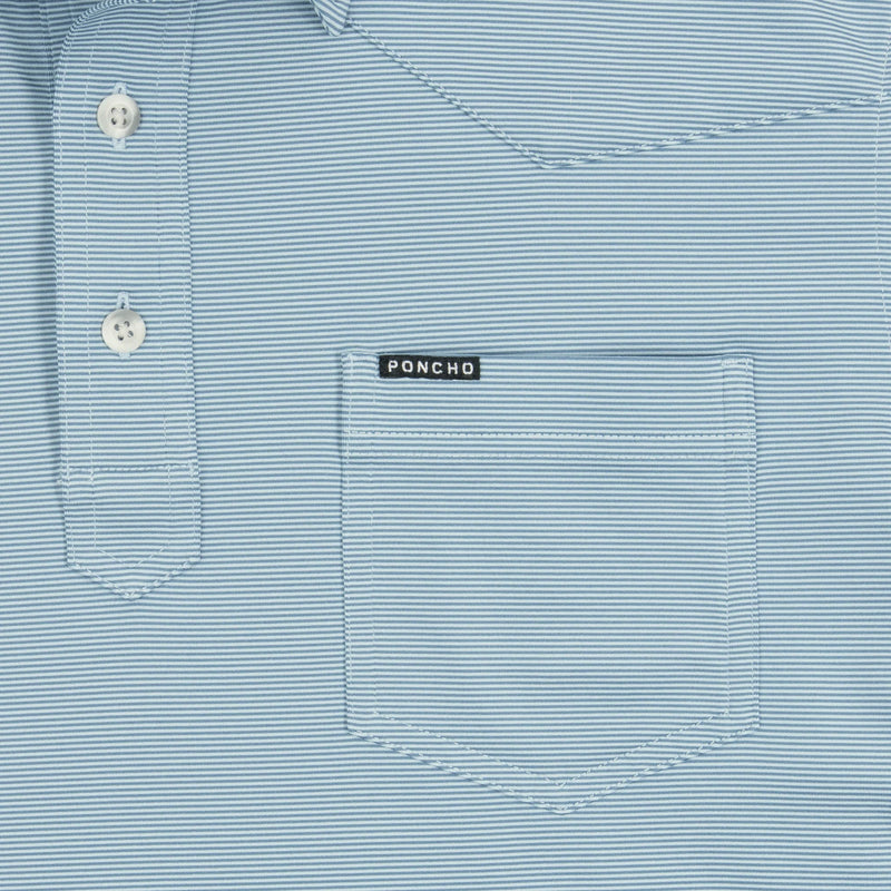 Poncho Men's Performance Polo The Wide Open