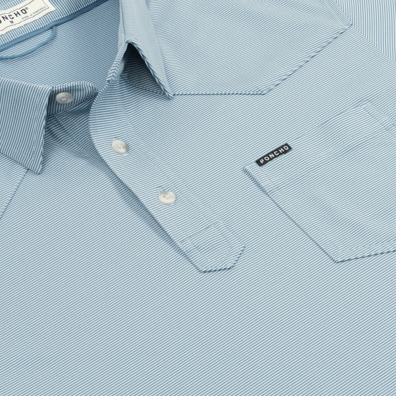 Poncho Men's Performance Polo The Wide Open