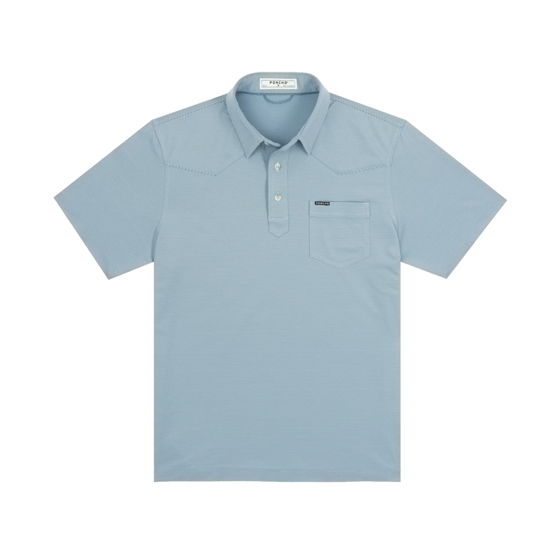 Poncho Men's Performance Polo The Wide Open