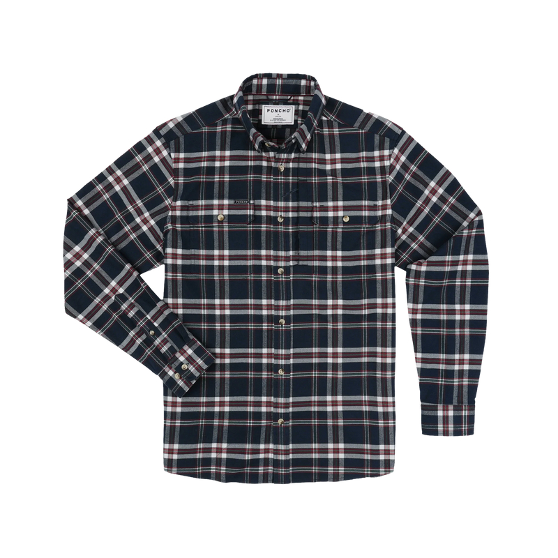 Poncho Men's Flannel Shirt The Williamette