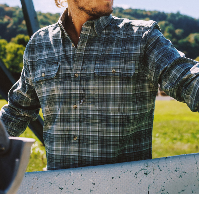 Poncho Men's Flannel Shirt The Cashiers