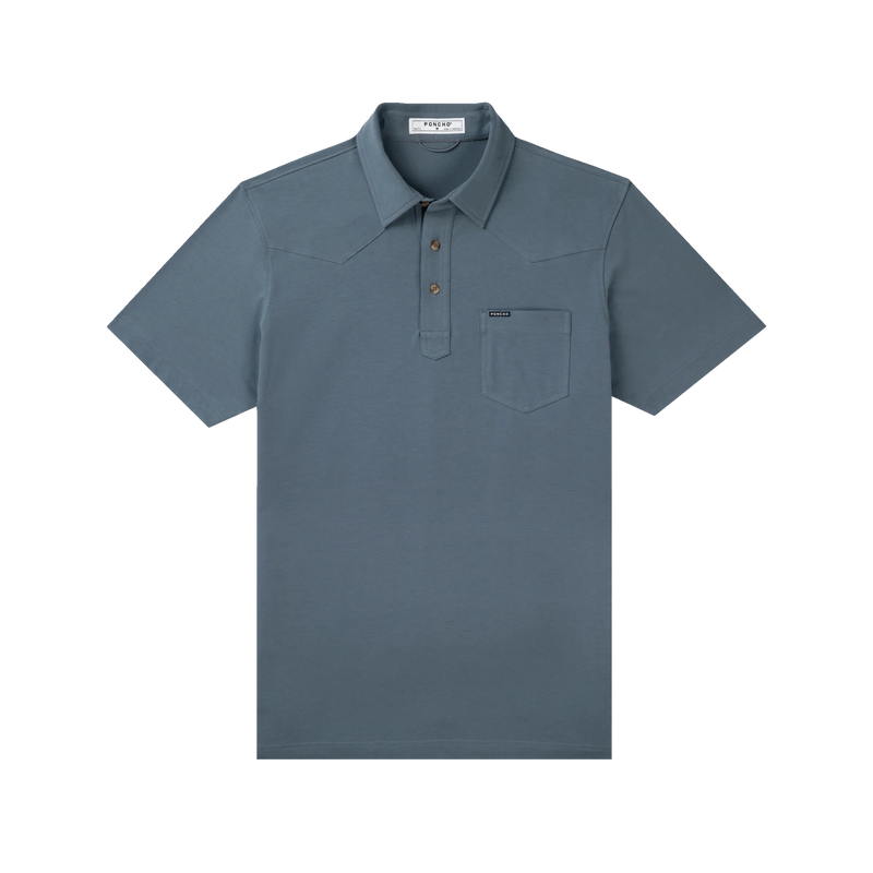 Poncho Men's Field Polo The Dinner Bell