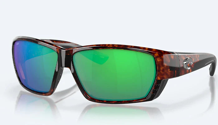 Costa Tuna Alley Sunglasses - Tortoise w/ Green Mirror 580G Lens