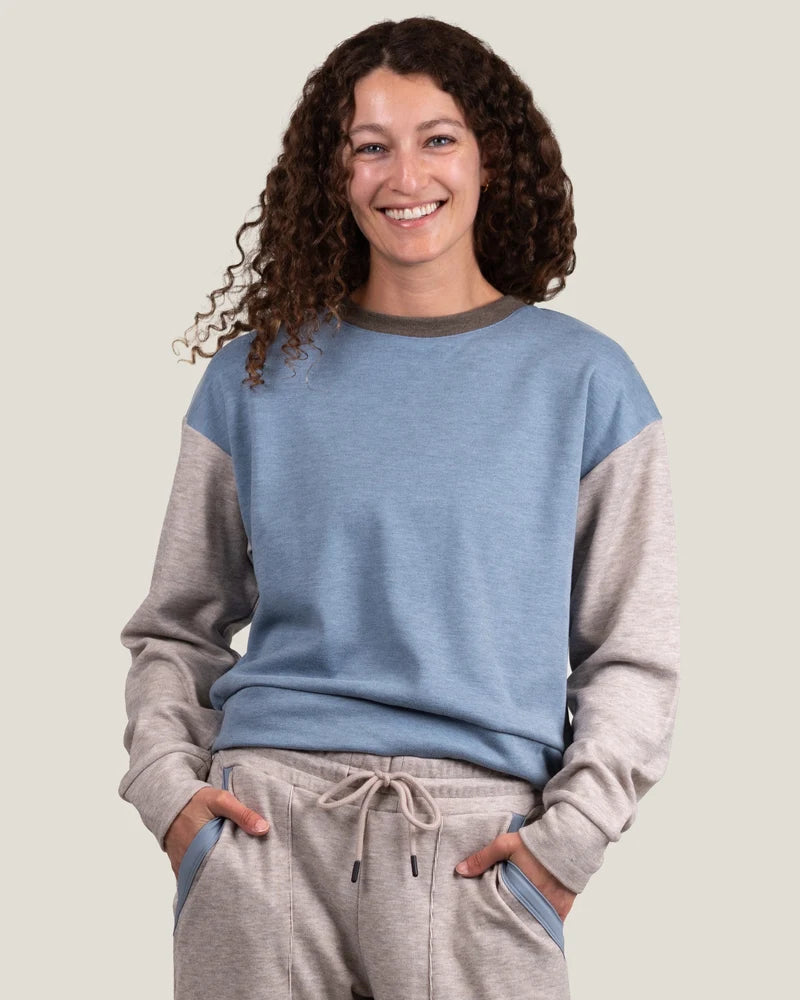 Belong Designs Women's Powell Fleece Crewneck