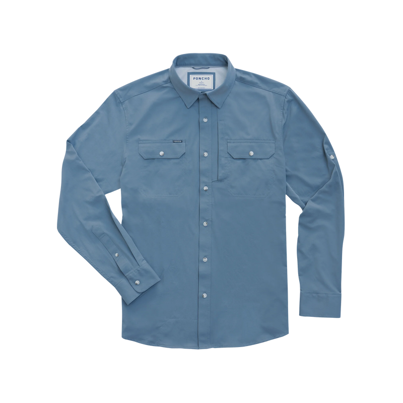 Poncho Men's The Original Long Sleeve Shirt The Bigeye