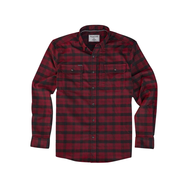 Poncho Men's Flannel Shirt The Buffalo