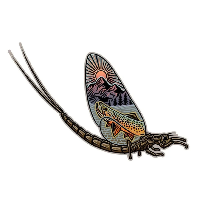 Casey Underwood Mayfly Scape Sticker