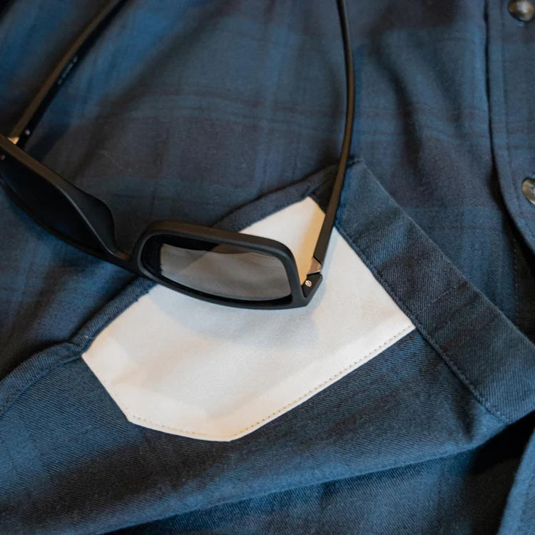 Poncho Men's Flannel The Blue Goose