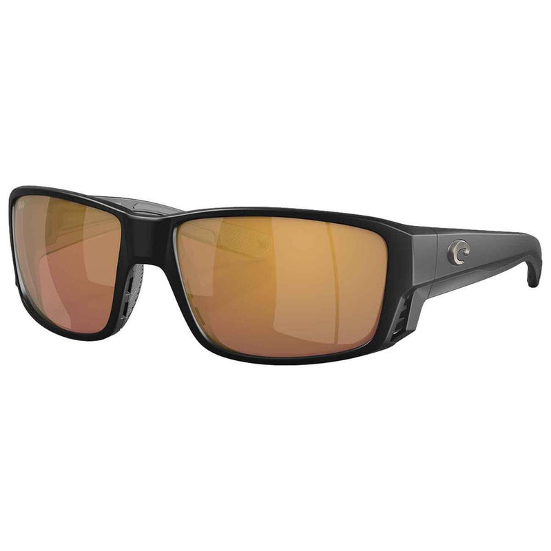 Costa Tuna Alley Pro Sunglasses - Matte Black w/ Gold Mirror 580G Lens