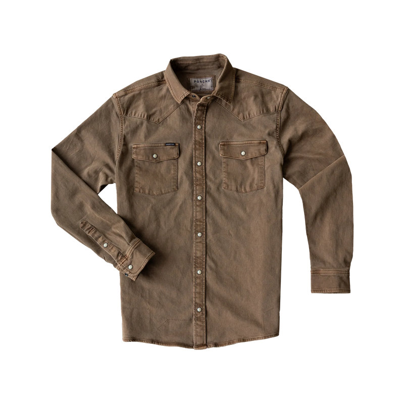Poncho Men's Denim Shirt The Cotulla