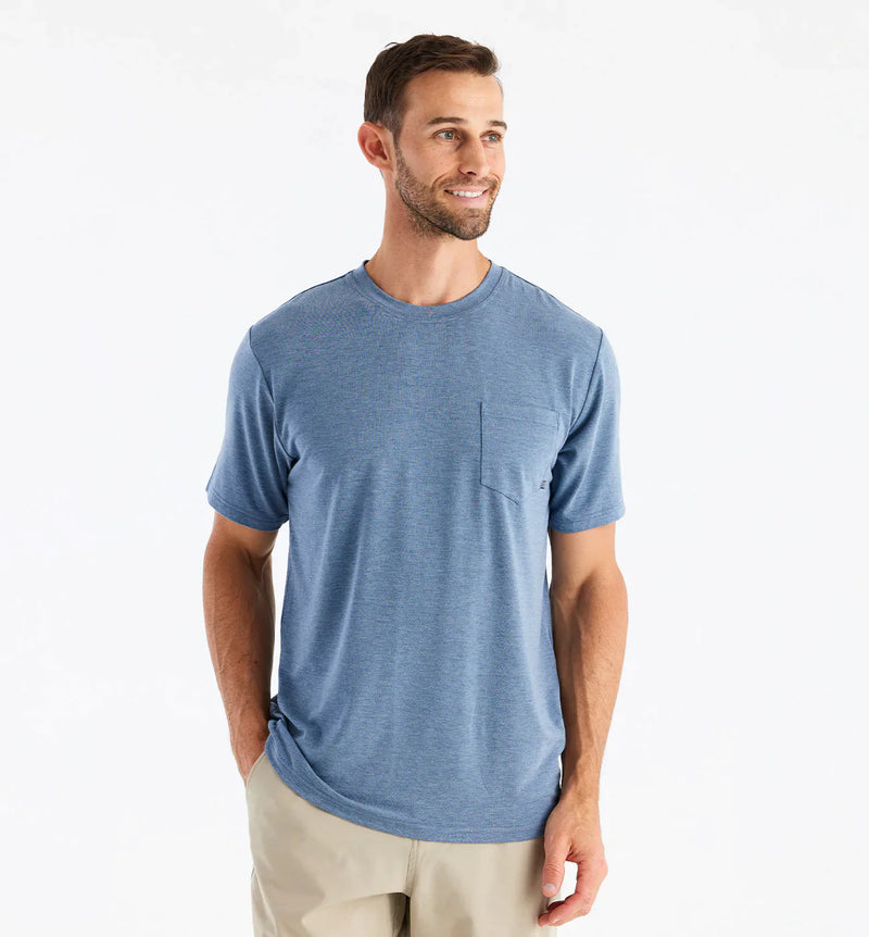 Free Fly Men's Bamboo Flex Pocket Tee