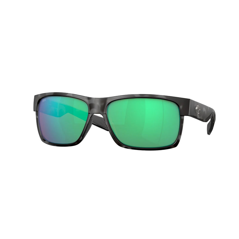 Costa Half Moon Ocearch Sunglasses - Matte Tiger Shark w/ Green Mirror 580G Lens