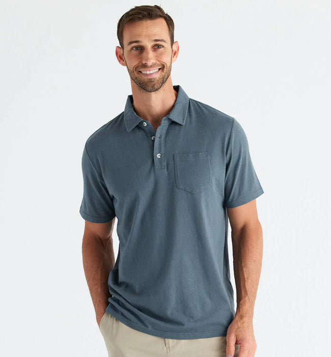 Free Fly Men's Bamboo Heritage Polo