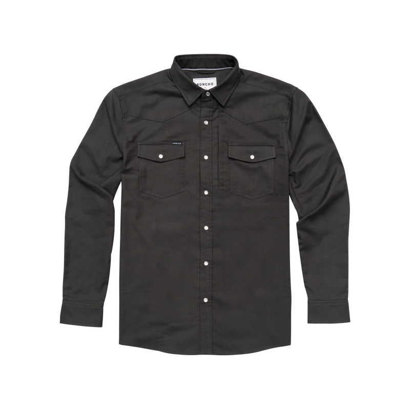 Poncho Men's Western Flannel Shirt The Laramie
