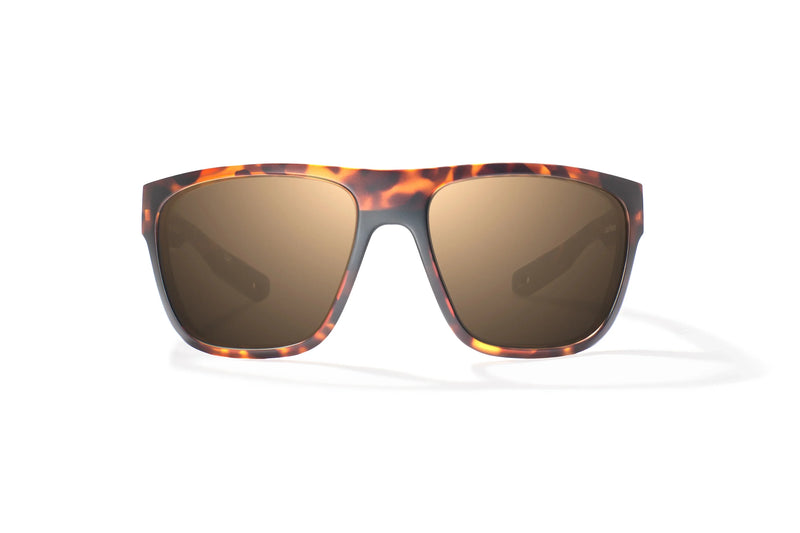 Bajio Las Rocas Polarized Sunglasses - Brown Tort Matte Copper Glass Lens