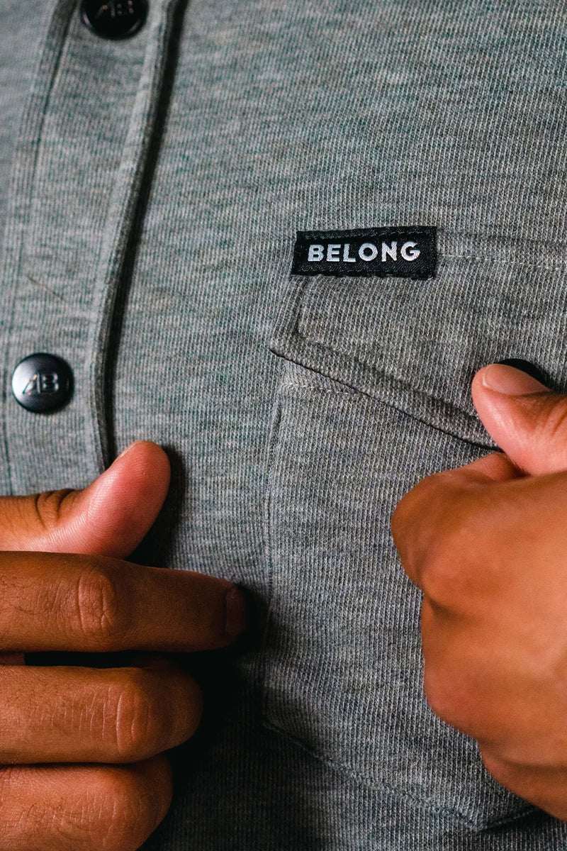 Belong Designs Men's Sherman Fleece Button Up