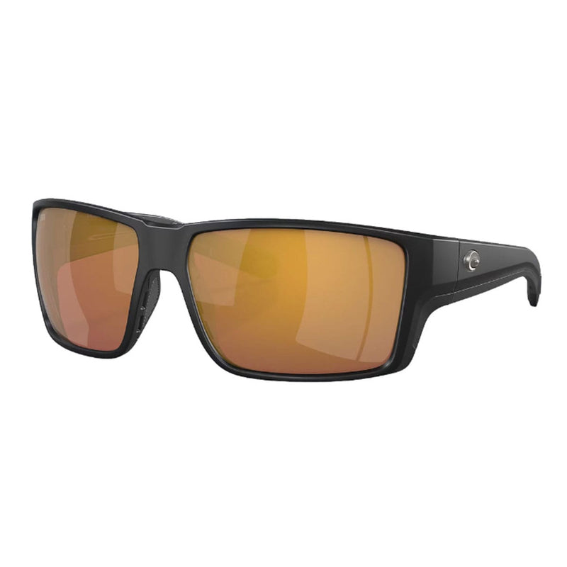 Costa Reefton Pro Sunglasses - Matte Black w/ Gold Mirror 580G Lens