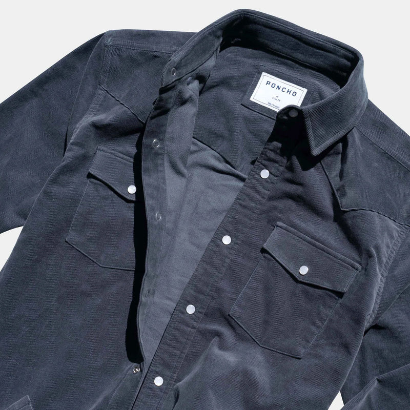 Poncho Men's Corduroy Shirt The Barton Springs