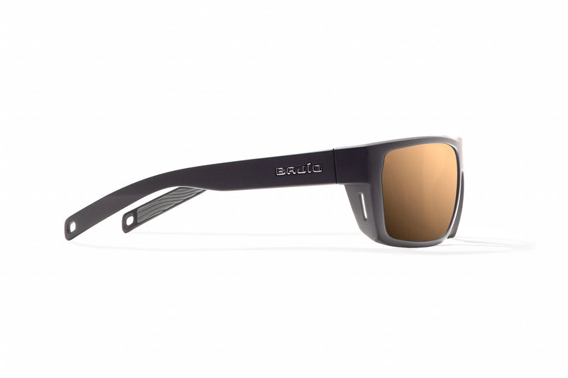 Bajio Palometa Polarized Sunglasses - Black Matte Copper Glass Lens