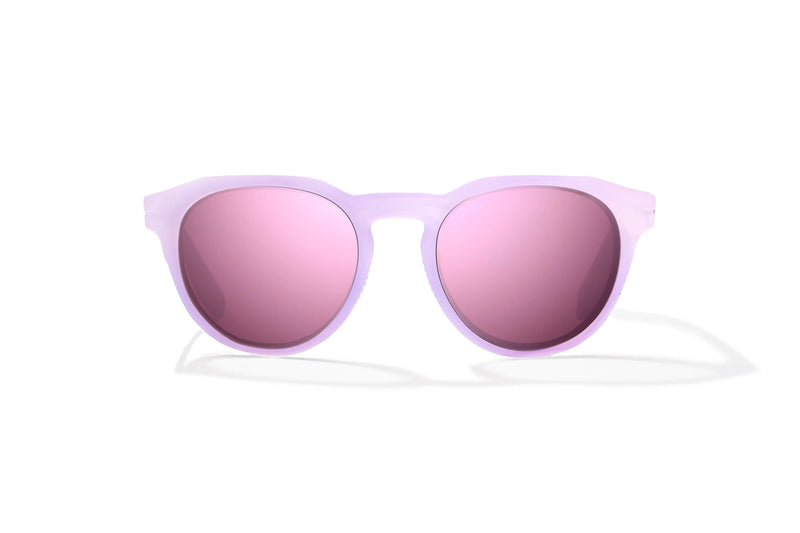 Bajio Paraiso Polarized Sunglasses - Lavender Glass Gloss Rose Mirror Poly Lens