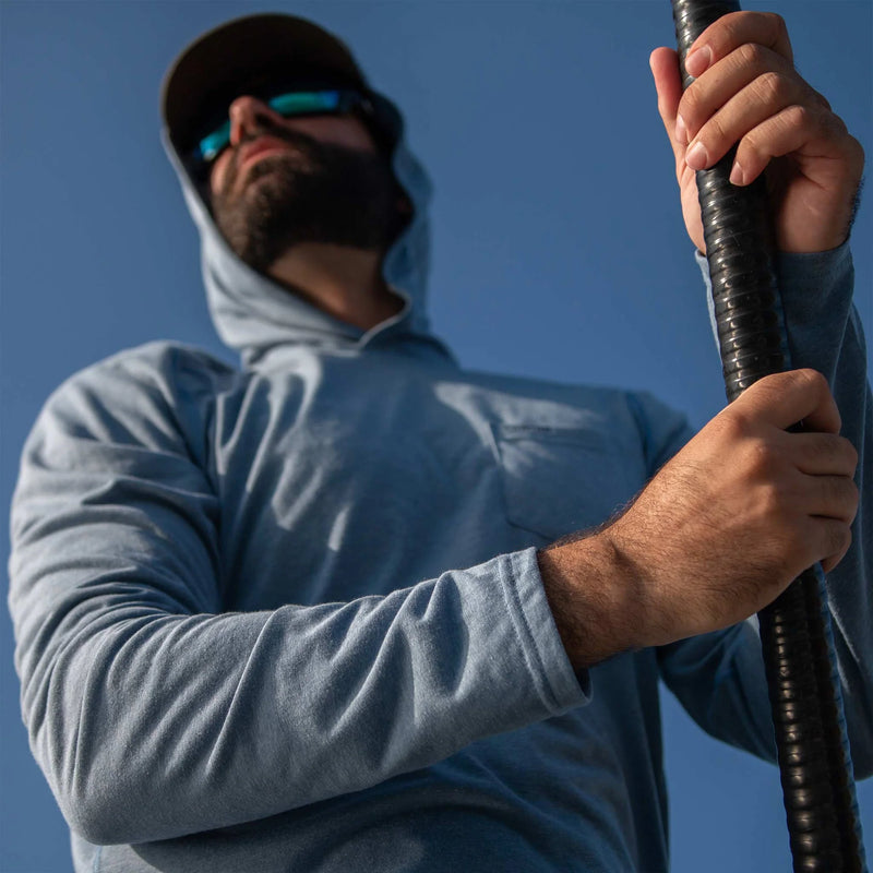 Poncho Men's The Blue Hole Bridge Hoodie