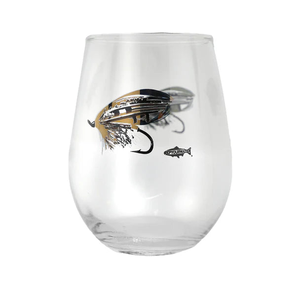 Rep Your Water Swung Fly Stemless Wine Glass