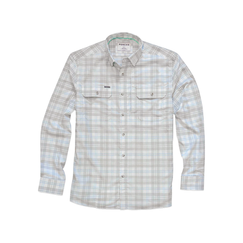 Poncho Men's Flannel Shirt The Snowcat