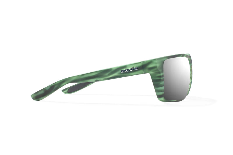 Bajio Stiltsville Polarized Sunglasses - Green Grass Matte Silver Glass Lens