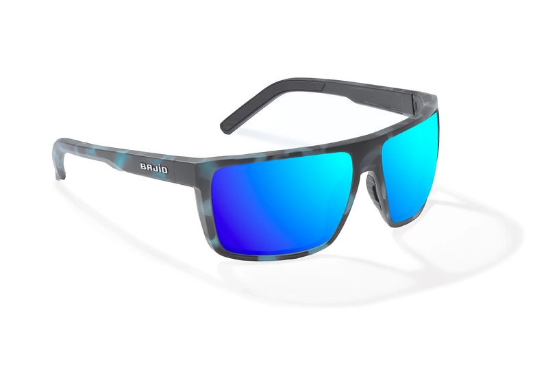 Bajio Toads Polarized Sunglasses - Blue Water Matte Blue Mirror Glass Lens