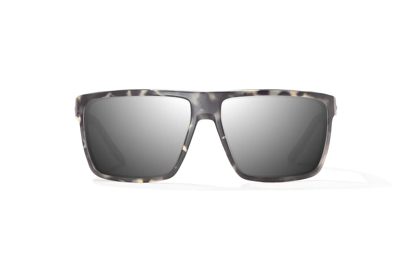 Bajio Toads Polarized Sunglasses - Gray Rock Matte Silver Mirror Glass Lens