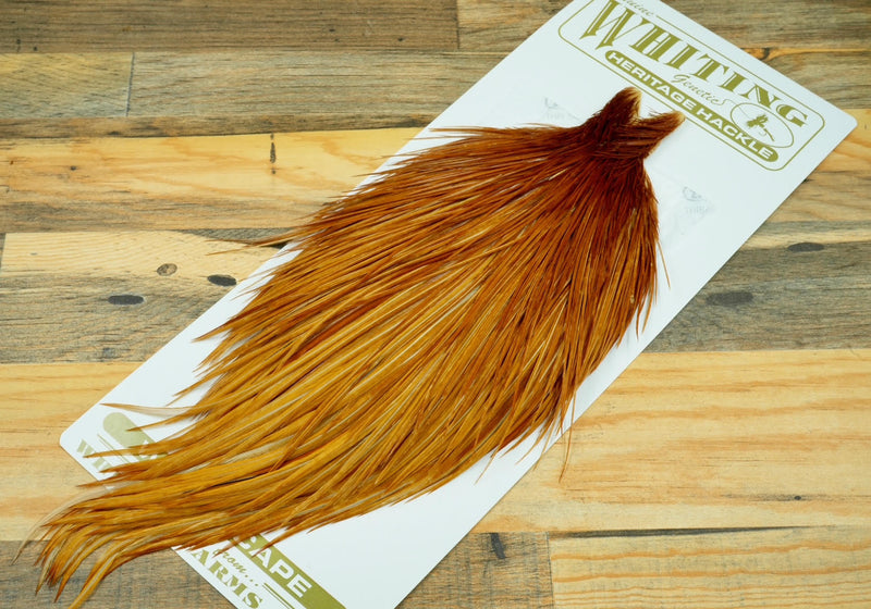 Whiting Heritage Grade 1 Light Brown Ginger Cape #0068