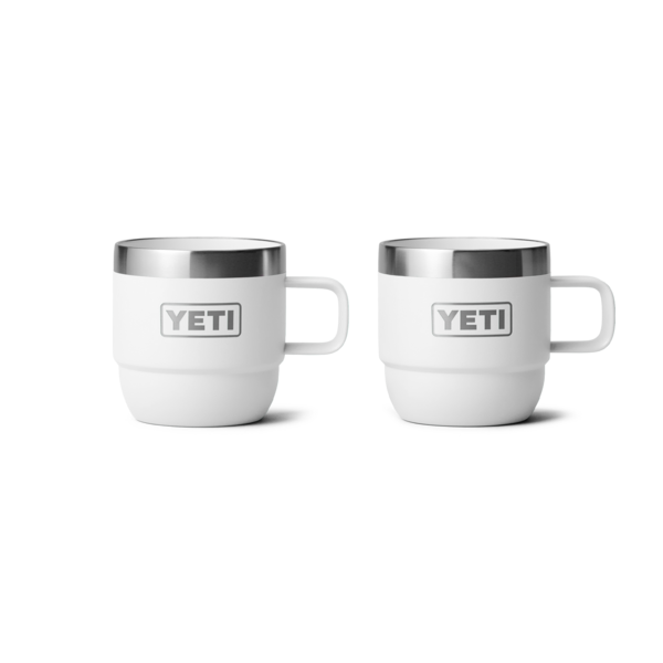 Yeti Rambler 6oz Stackable Mugs w Ceramic Lining - 2 Pack