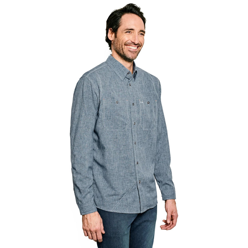 Orvis Men's Tech Chambray Long Sleeve Work Shirt
