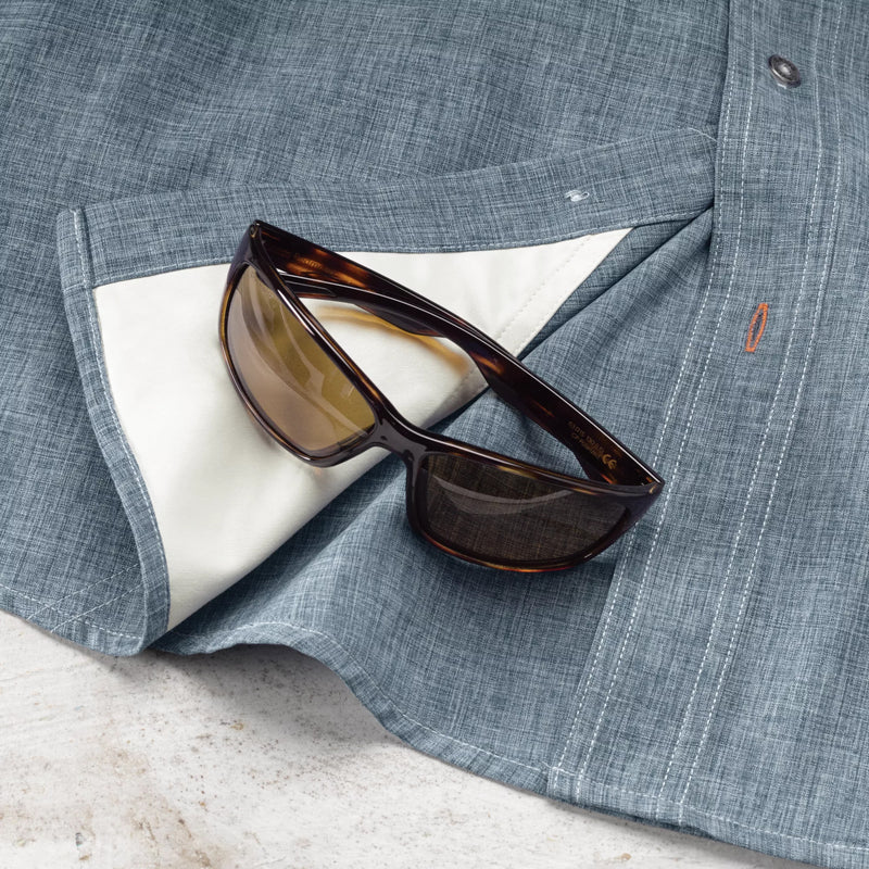 Orvis Men's Tech Chambray Long Sleeve Work Shirt