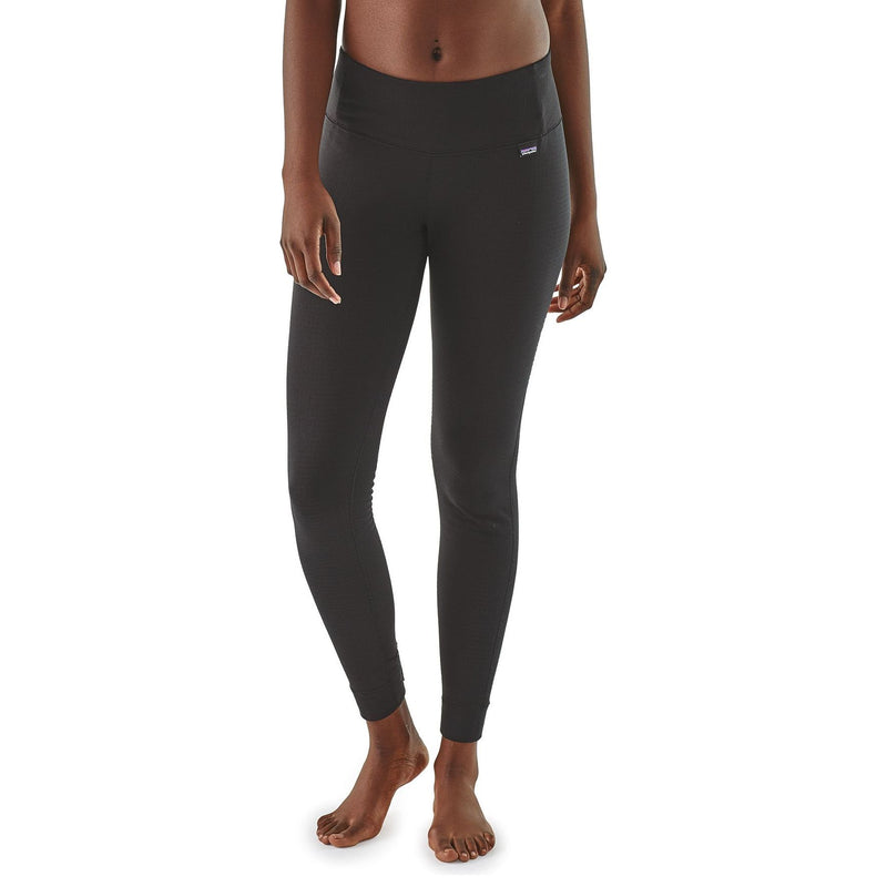 Patagonia Women's Capilene Thermal Weight Bottoms Black Image 2