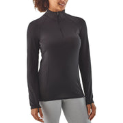 Patagonia Women's Capilene Thermal Weight Zip-Neck Black Image 2